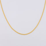 Cadena China 2.55g / 18 in / 1.4mm Oro Amarillo 18K