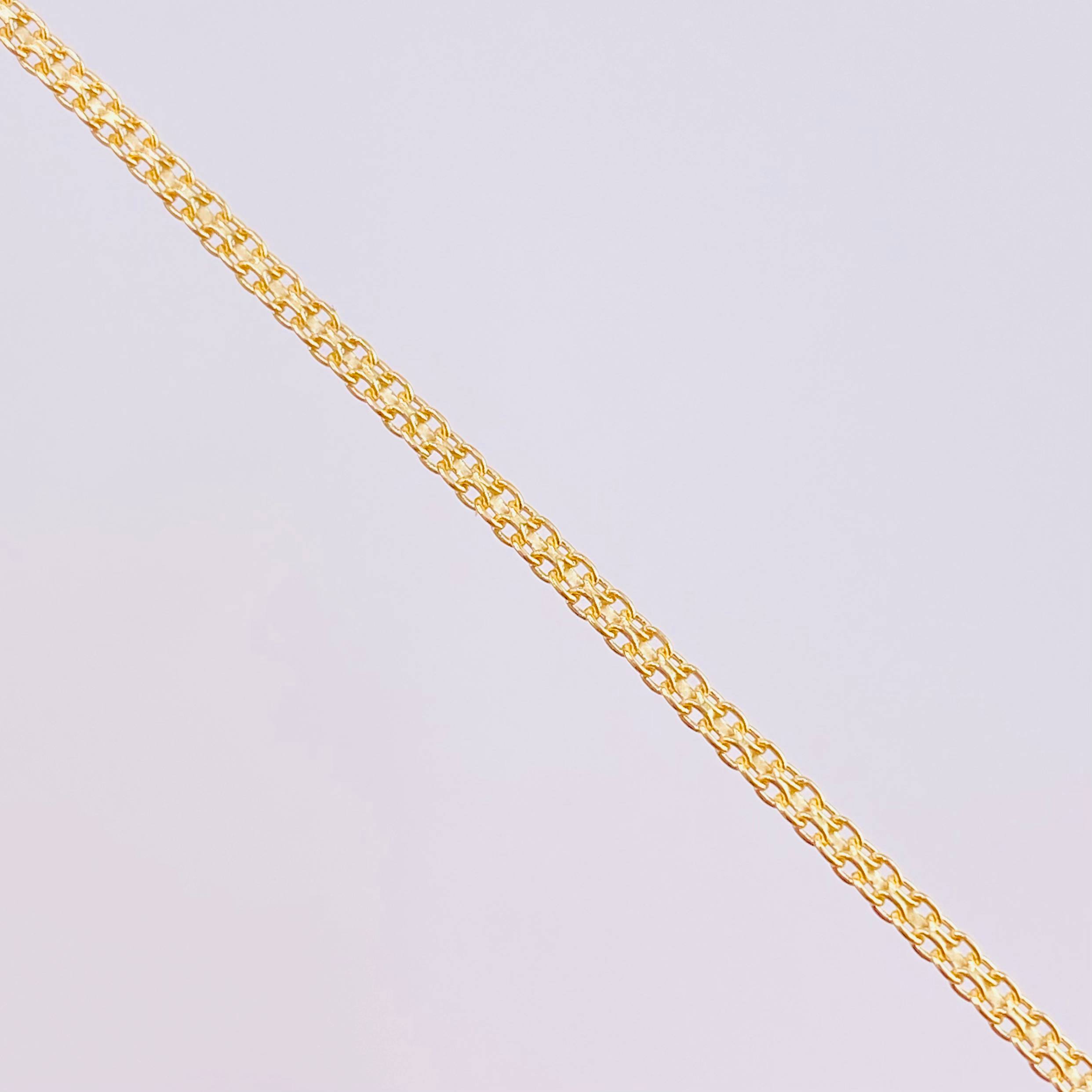 Cadena China 2.6g / 18 in / 1.4mm Oro Amarillo 18K