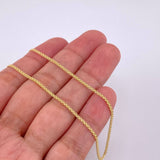 Cadena China 2.55g / 18 in / 1.4mm Oro Amarillo 18K