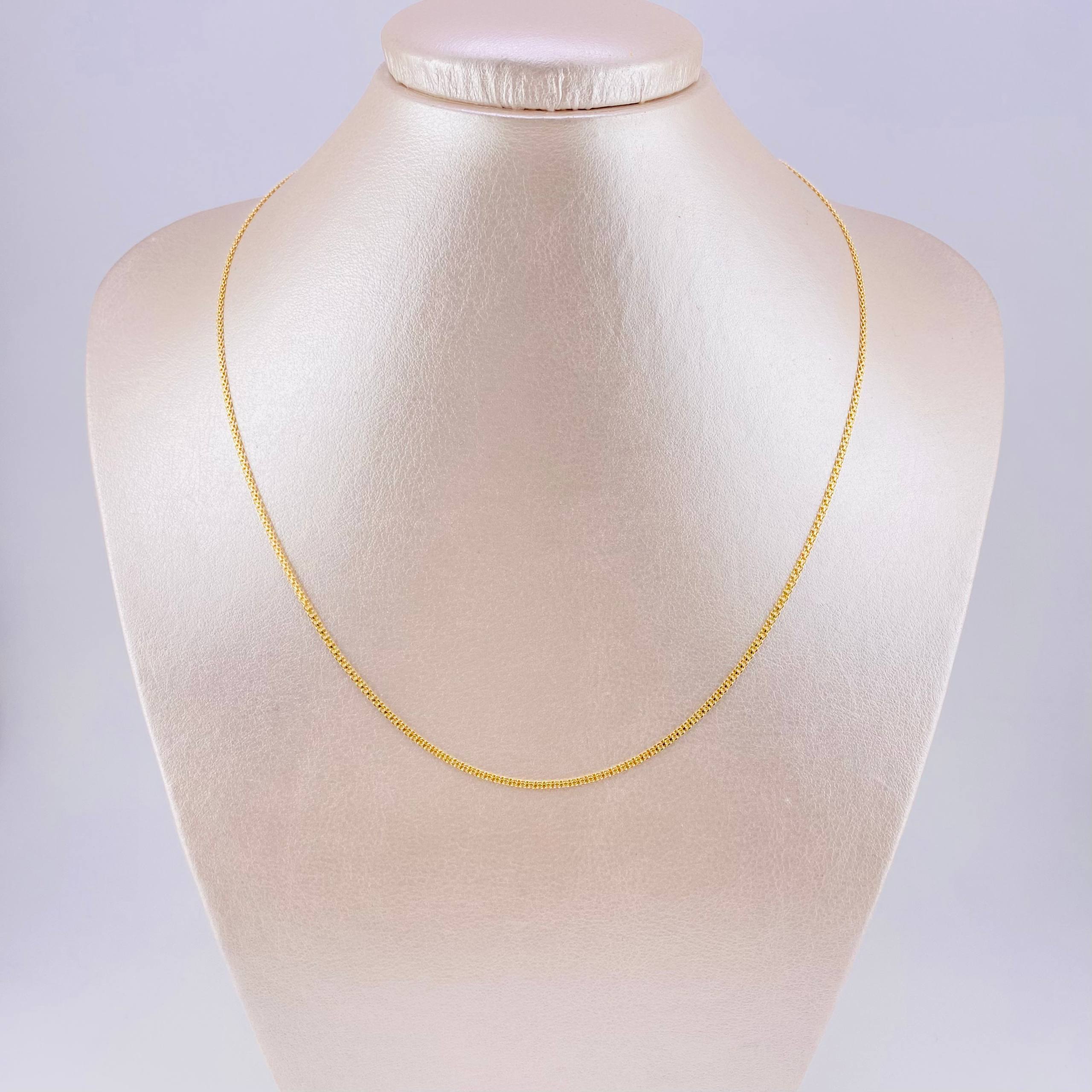 Cadena China 2.5g / 18 in / 1.4mm Oro Amarillo 18K