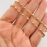 Miraculous Virgin Rosary 7.1 g / 18 1/2 in / 3 mm Yellow Gold 18K