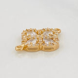 Herraje Trebol 1.7 g / 3/4 in Oro Amarillo 18K