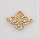 Herraje Trebol 1.7 g / 3/4 in Oro Amarillo 18K