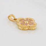 Dije Trebol 2.9 g / 3/4 in Oro Amarillo 18K