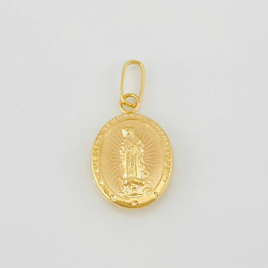 Pendant Virgin of Guadalupe 0.7g / 3/4 in Yellow Gold 18K