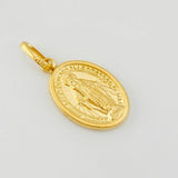 Dije Virgen Milagrosa 1.2g / 1 in Oro Amarillo 18K