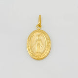 Dije Virgen Milagrosa 1.15g / 1 in Oro Amarillo 18K