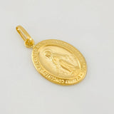 Dije Virgen Milagrosa 1.15g / 1 in Oro Amarillo 18K