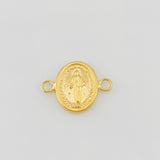 Charm Miraculous Virgin 0.6g / 1/2 in Yellow Gold 18K
