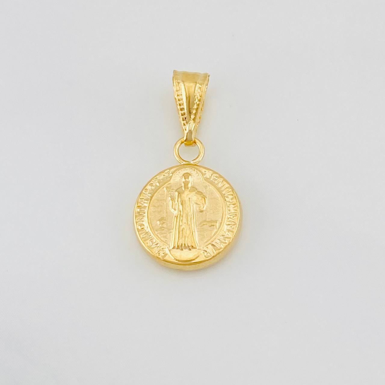 Dije San Benito 0.65g / 3/4 in Oro Amarillo 18K