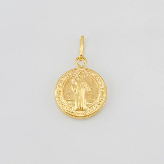 Dije San Benito 0.35g / 1/2 in Oro Amarillo 18K