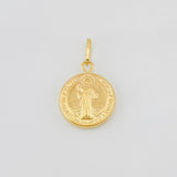 Dije San Benito 0.35g / 1/2 in Oro Amarillo 18K