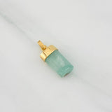 Dije Morralla Esmeralda 0.8g / 3/4 in Oro Amarillo 18K
