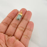 Dije Morralla Esmeralda 0.8g / 3/4 in Oro Amarillo 18K