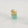 Dije Morralla Esmeralda 0.4g / 1/2 in Oro Amarillo 18K