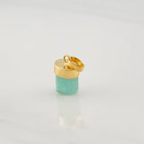 Dije Morralla Esmeralda 0.4g / 1/2 in Oro Amarillo 18K