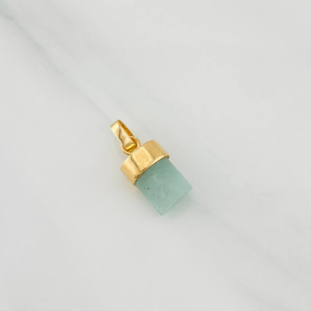 Dije Morralla Esmeralda 0.4g / 1/2 in Oro Amarillo 18K