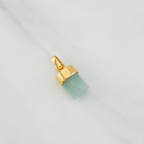 Dije Morralla Esmeralda 0.4g / 1/2 in Oro Amarillo 18K