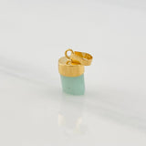 Dije Morralla Esmeralda 0.4g / 1/2 in Oro Amarillo 18K