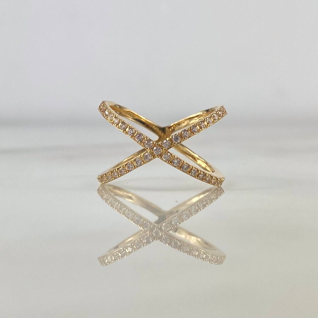 Anillo X 3.6gr / T7 / Oro Amarillo 18K ©