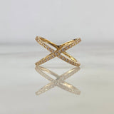 Anillo X 3.6gr / T7 / Oro Amarillo 18K ©