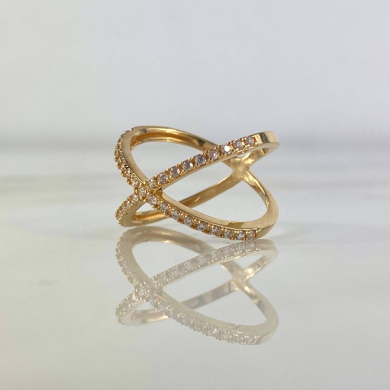 Anillo X 3.65 g / T7 1/2 Oro Amarillo 18K