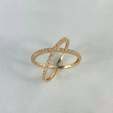 Anillo X 3.6gr / T7 / Oro Amarillo 18K ©
