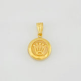 Dije Corona 1.35g / 3/4 in Oro Amarillo 18K