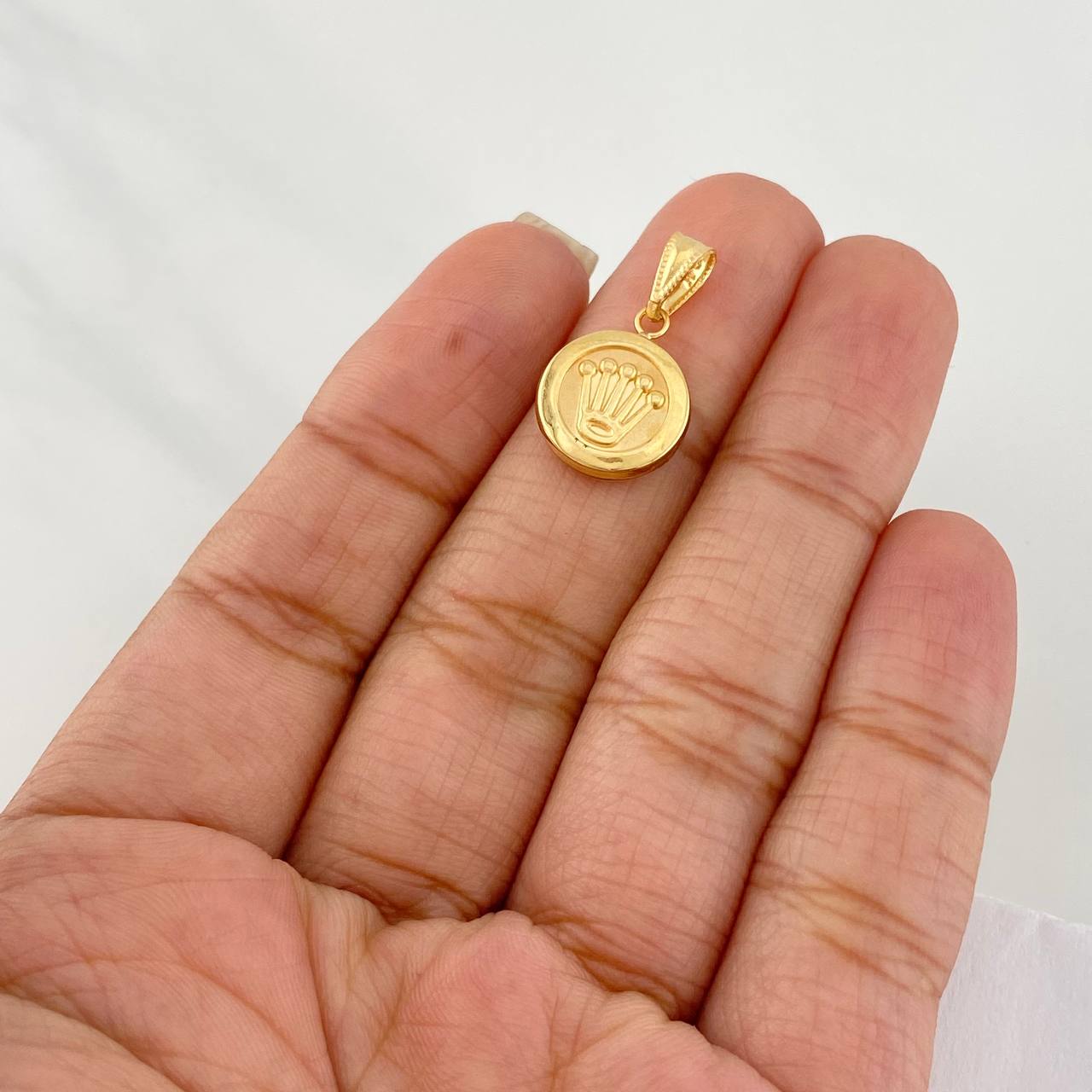 Dije Corona 1.35g / 3/4 in Oro Amarillo 18K