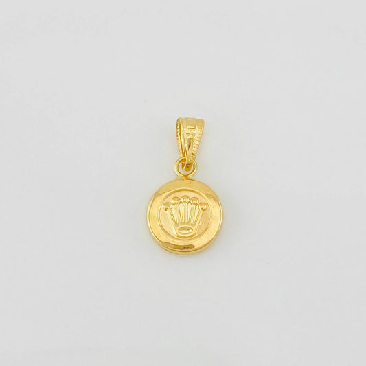 Pendant Crown 1.05g / 3/4 in 18K Yellow Gold