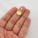 Dije Corona 0.65g / 3/4 in Oro Amarillo 18K
