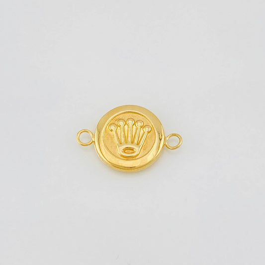 Herraje Corona 0.8g / 3/4 in Oro Amarillo 18K