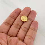 Herraje Corona 0.8g / 3/4 in Oro Amarillo 18K