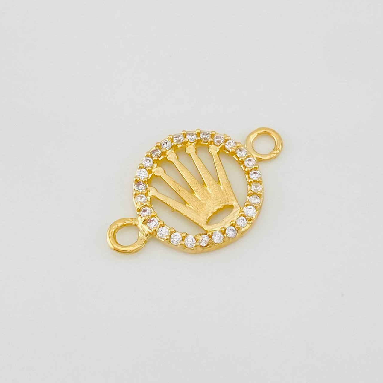 Herraje Corona 0.95g / 3/4 in Oro Amarillo 18K