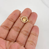Herraje Corona 0.95g / 3/4 in Oro Amarillo 18K