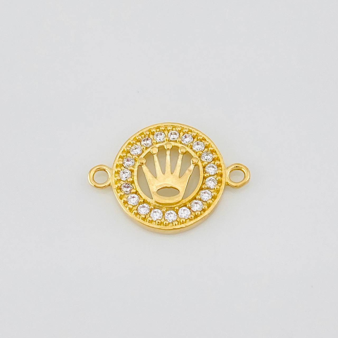 Charm Crown 1.2g / 3/4 in Yellow Gold 18K