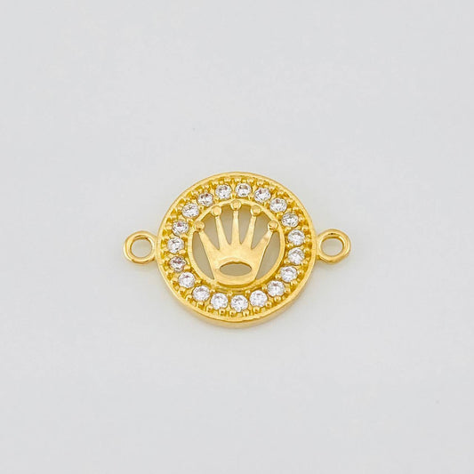 Herraje Corona 1.2g / 3/4 in Oro Amarillo 18K