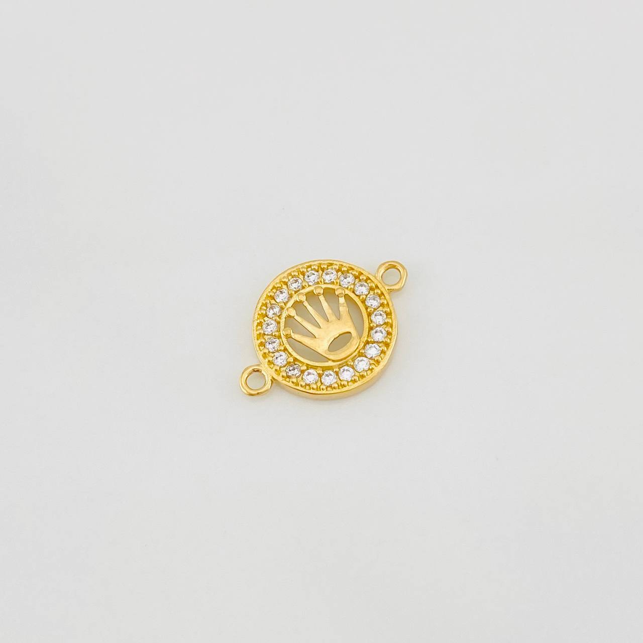 Charm Crown 1.2g / 3/4 in Yellow Gold 18K