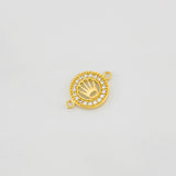 Charm Crown 1.2g / 3/4 in Yellow Gold 18K