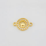 Herraje Corona 0.7g / 1/2 in Oro Amarillo 18K