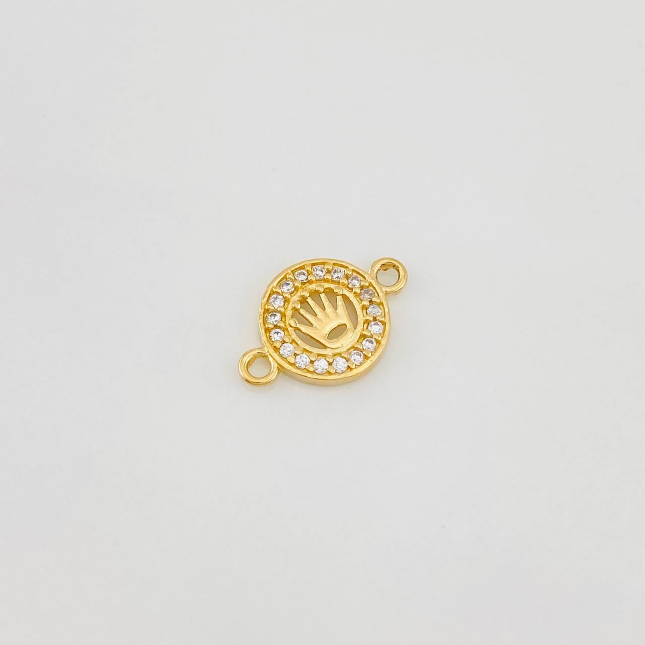 Herraje Corona 0.7g / 1/2 in Oro Amarillo 18K