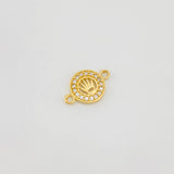 Herraje Corona 0.7g / 1/2 in Oro Amarillo 18K