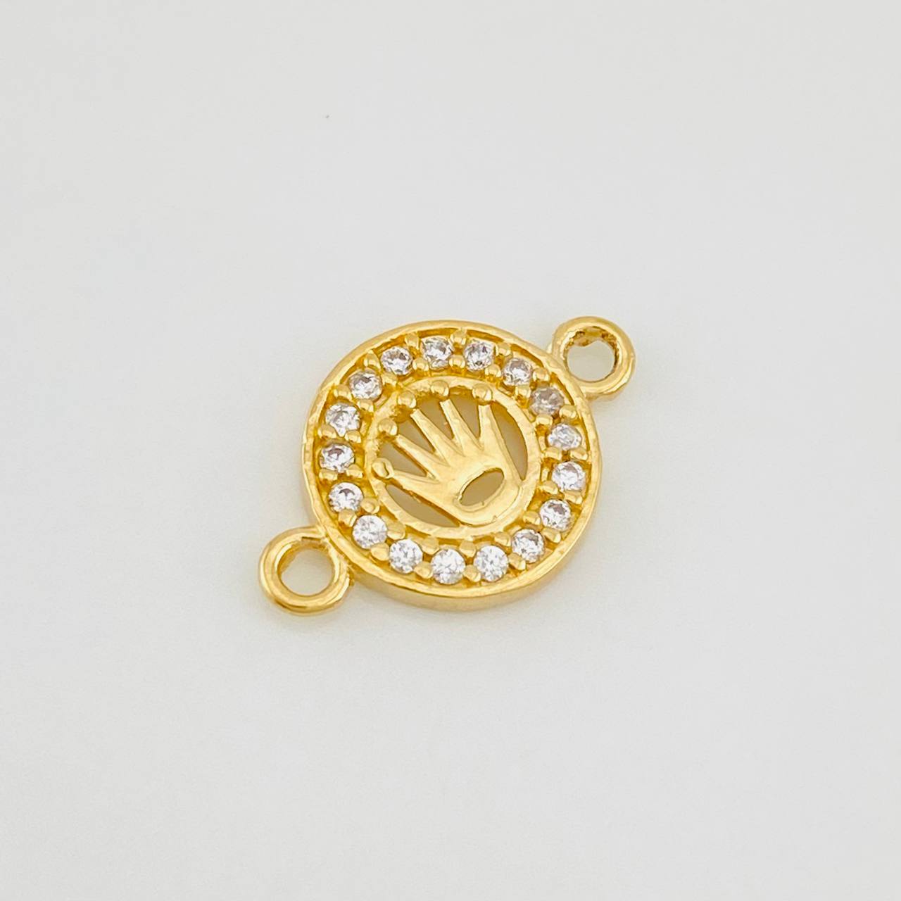 Herraje Corona 0.7g / 1/2 in Oro Amarillo 18K