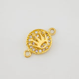 Herraje Corona 0.95g / 1/2 in Oro Amarillo 18K