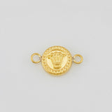 Herraje Corona Texturizado 0.4g / 1/2 in Oro Amarillo 18K