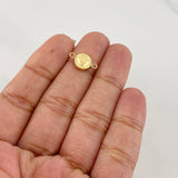 Herraje Corona Texturizado 0.4g / 1/2 in Oro Amarillo 18K