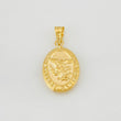 Pendant Saint Michael the Archangel 1.2g / 1 in Yellow Gold 18K