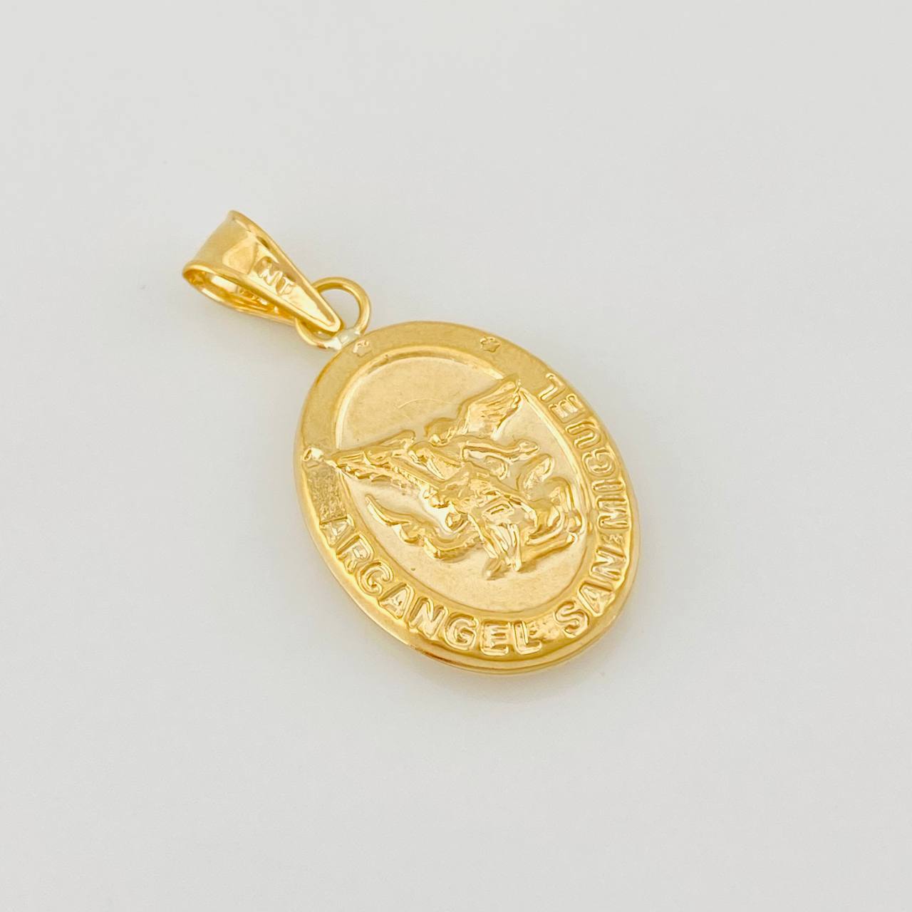 Pendant Saint Michael the Archangel 1.2g / 1 in Yellow Gold 18K