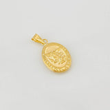 Pendant Saint Michael the Archangel 1.2g / 1 in Yellow Gold 18K