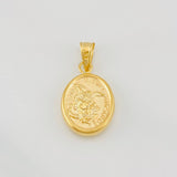 Dije San Miguel Arcangel 1.1g / 3/4 in Oro Amarillo 18K